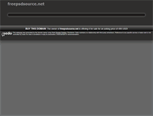 Tablet Screenshot of freepsdsource.net